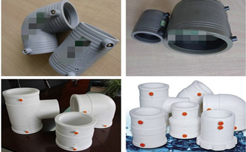 其他品牌电熔管件与陕西兴纪龙PERT电熔管件产品图（都为官网产品图）
